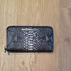 Brahmin Black Snakeskin Wallet